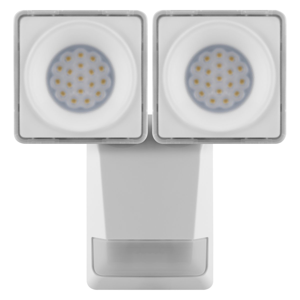 PRO Spot Sensor 16W Hvit utendørslampe Fra Ledvance - Den inbyggda r&ouml;relse-&nbsp;och skymningssensorn g&ouml;r att lampan t&auml;nds automatiskt vid r&ouml;relse i m&ouml;rker, vilket ger b&aring;de s&auml;kerhet och energieffektivitet.