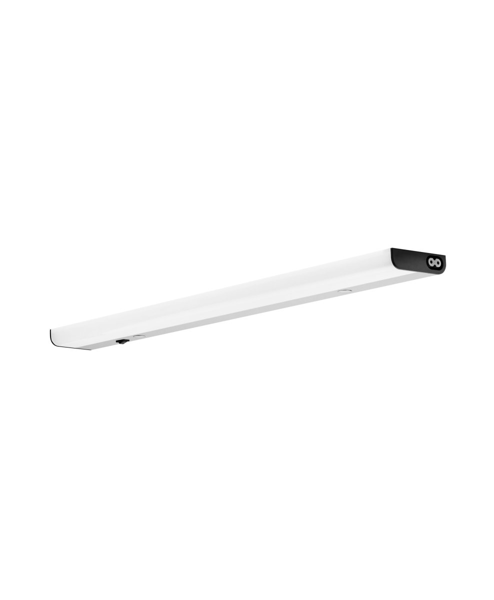 Flat Sensor 12W 3000K 53cm Sølv Fra Ledvance - Lampen er utstyrt med en PIR-sensor, s&aring; den sl&aring;s av og p&aring; ved bevegelse innenfor en avstand p&aring; 5 cm.