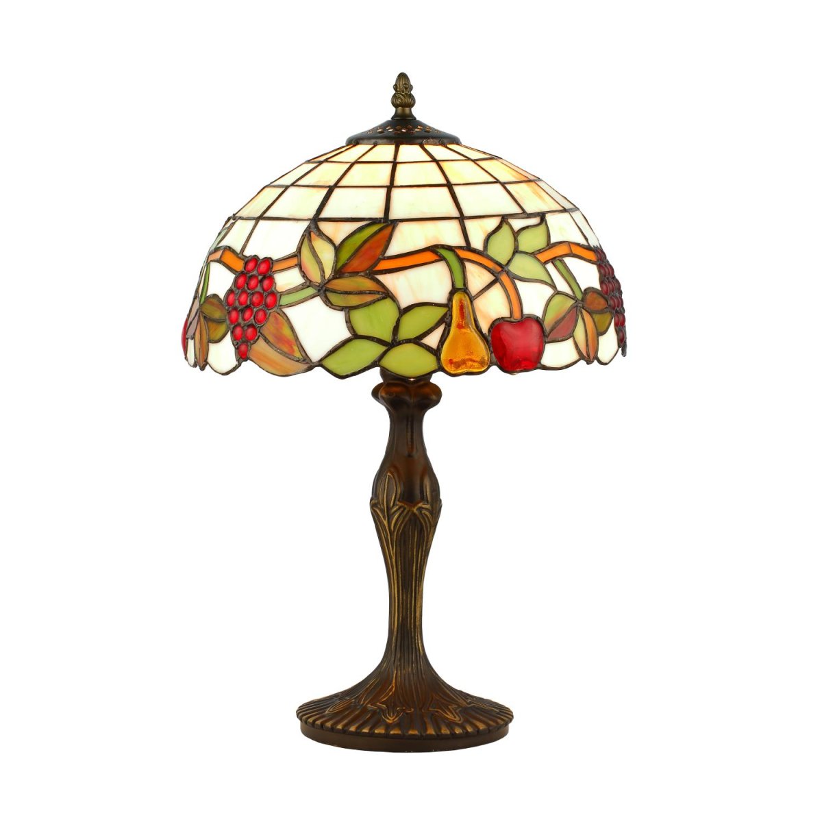 Frukter 46cm Flerfarget Fra Norrsken Design - Utgangsmaterialet i produksjonsprosessen er spesialfarget glass som er kuttet og polert for å passe til stykket.