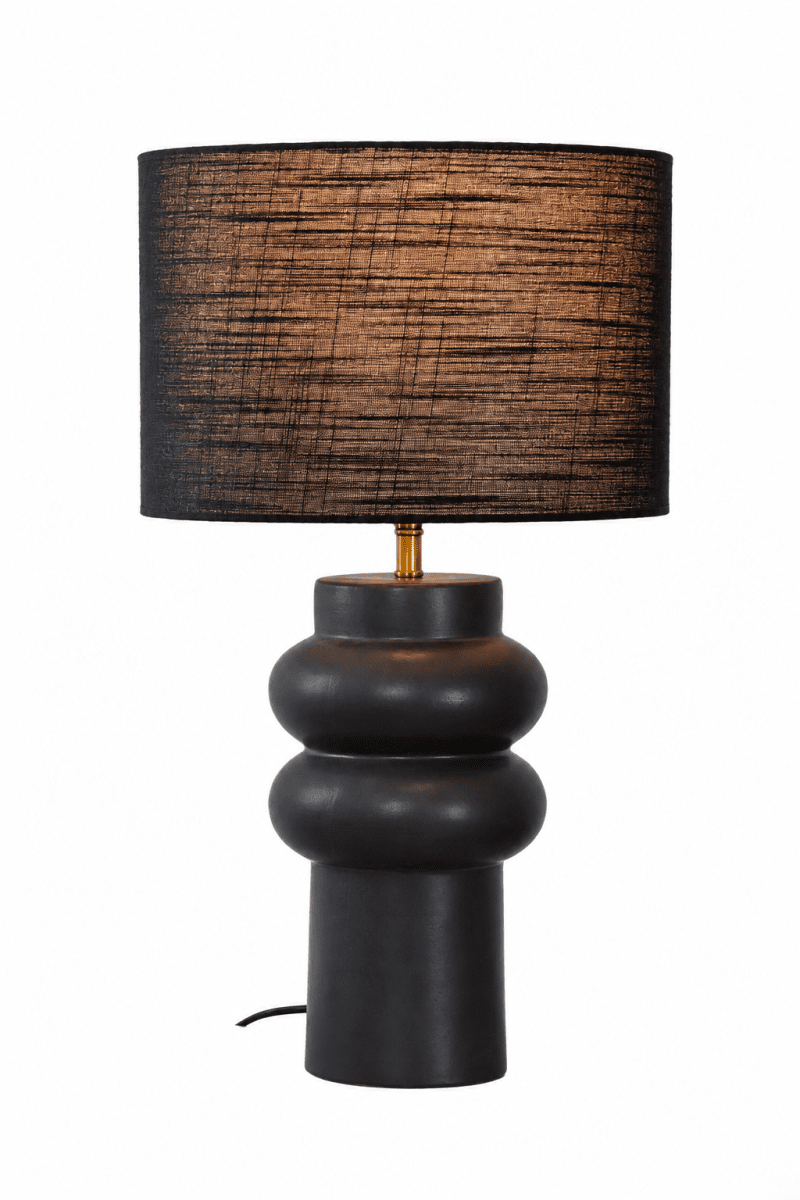 Anelli 56cm Svart bordlampe Fra Nordic Lighting - Leveres med 1,8 m svart plastledning og str&oslash;mbryter med st&oslash;psel.