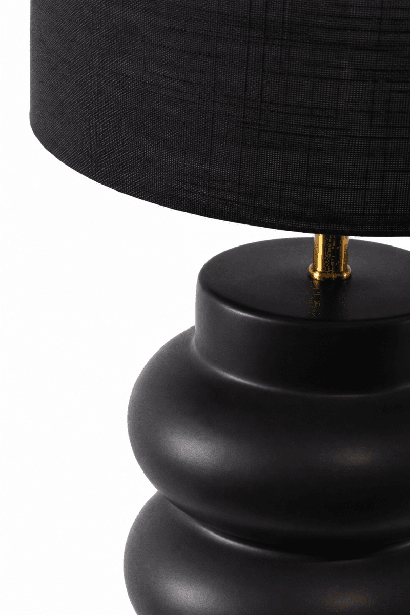 Anelli 56cm Svart bordlampe Fra Nordic Lighting - Leveres med 1,8 m svart plastledning og str&oslash;mbryter med st&oslash;psel.
