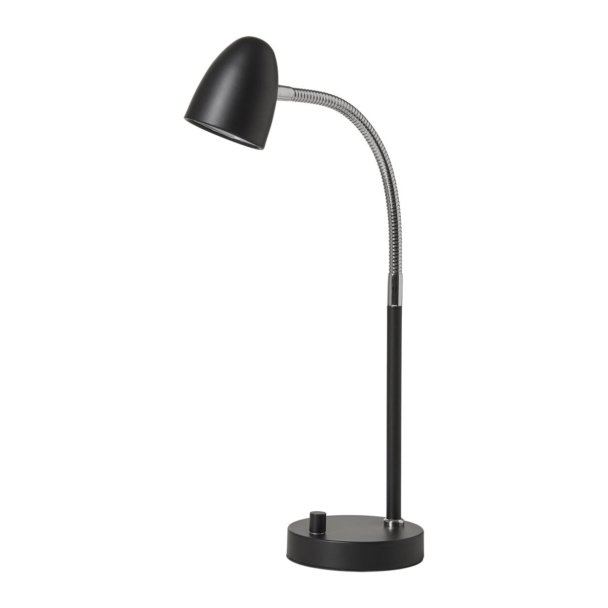 Zoom bilde av Koster 47cm Svart skrivebordslampe Fra Armaturhantverk - Med sin tidløse design og praktiske dimmer på; base, er denne lampen et utmerket valg for både moderne og klassisk interiør.