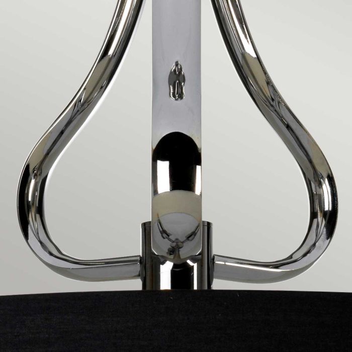 Falmouth Ø40 Polert krom baderomslampe Fra Elstead Lighting - Falmouth er en dekorativ taklampe til badet med en sjarmerende ramme som gir rommet en romantisk f&oslash;lelse.