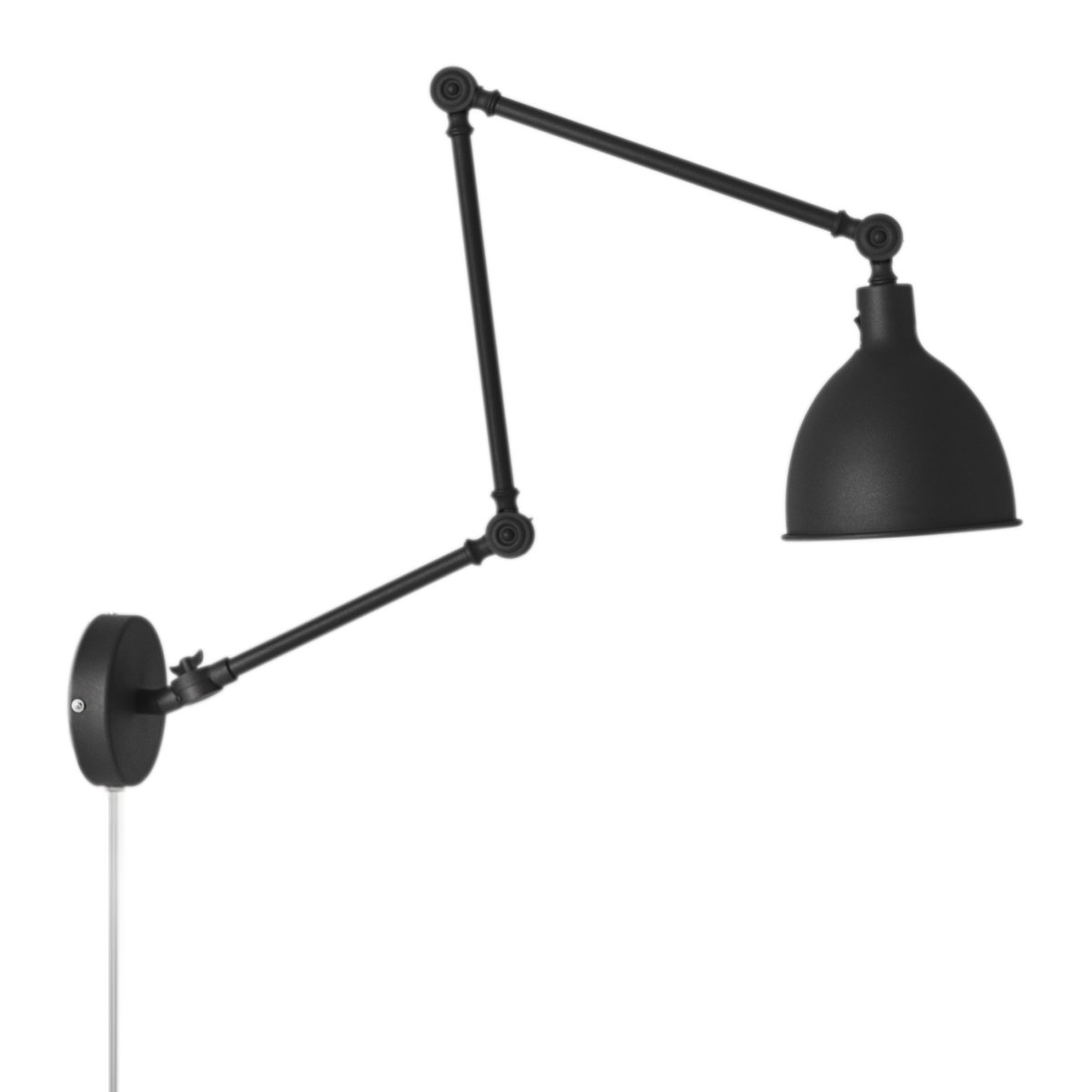 Bazar 122cm Svart vegglampe Fra By Rydéns - Vegglampen Bazar er en del av en familie av populære, stilige Bazar-lamper, noe som betyr at du kan komplettere hjemmet ditt med lamper i samme stil for hvert rom og hvert hjørne.