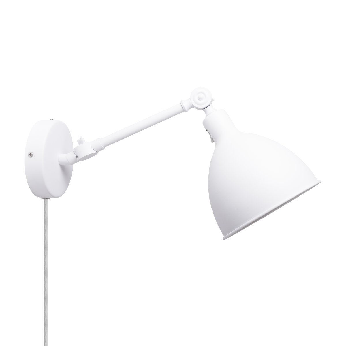 Bazar mini 50cm Sandhvit vegglampe Fra By Rydéns - Lampen er tilgjengelig i sort, grå og hvit og krever en lyskilde med E27-sokkel.