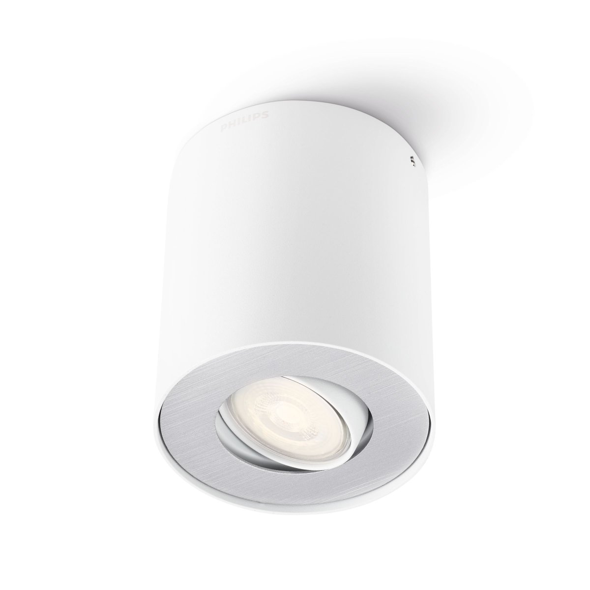 Zoom bilde av Pillar Hvit spotlight Fra Philips - Denne spotlighten fra Philips er praktisk i hjemmet.
