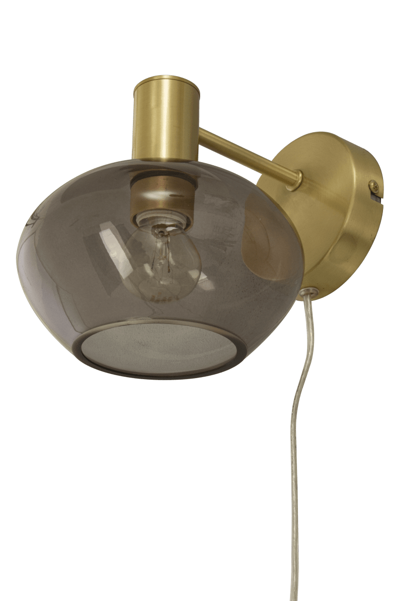 Bell Ø15 Røykgrå vegglampe Fra Aneta Lighting - 