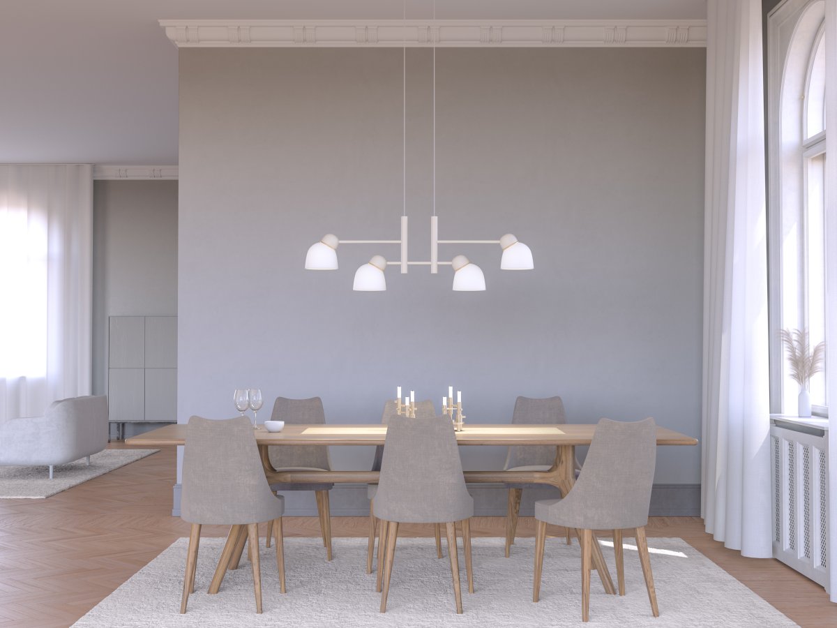 Bird 120cm Sand/hvit Taklampe Fra Belid - 