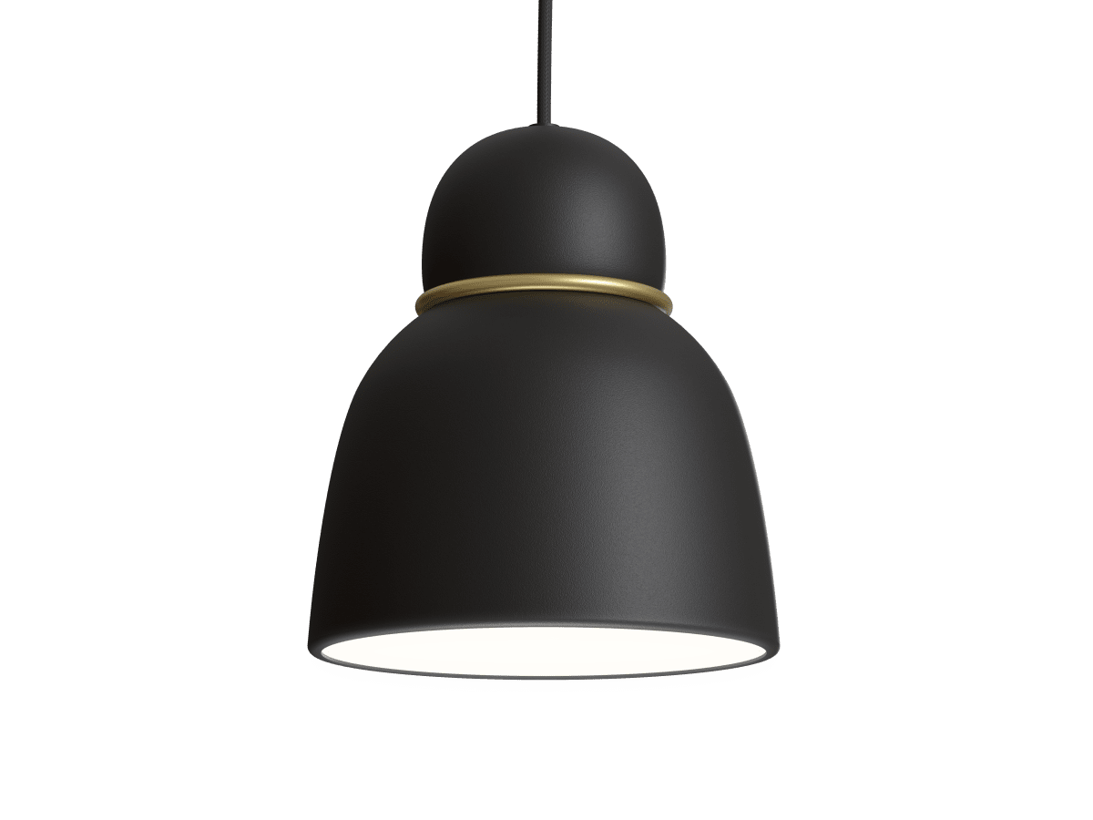 Bird Ø17 Sort/messing Taklampe Fra Belid - Det er lite i størrelsen, noe som gjør det passende som lyspunkt mange steder i hjemmet ditt.