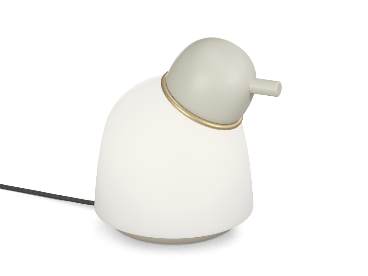 Bird 22cm Sand/messing bordlampe Fra Belid - 