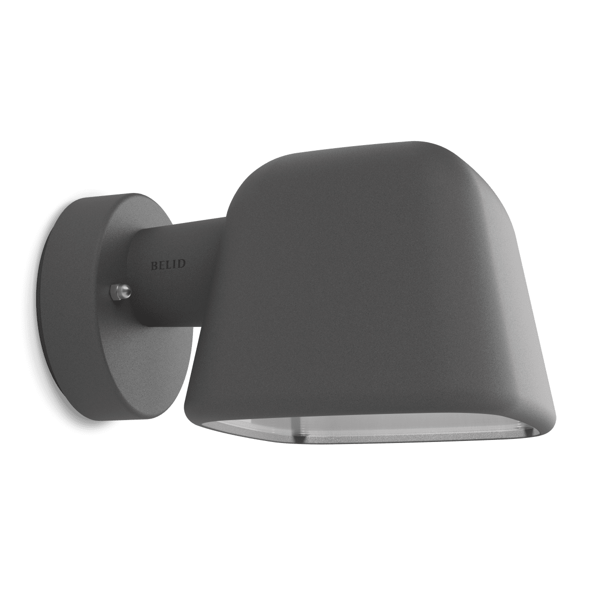 Boo Grafittgrå utendørslampe Fra Belid - Laget i Varberg av resirkulert aluminium med en vakker struktur i overflaten.