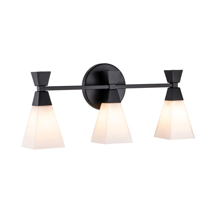 Bowtie 57cm Svart baderomslampe Fra Elstead Lighting - Den mattsvarte Bowtie-vegglampen er et moderne speillys med IP44-klassifisering, noe som gjør den egnet for bad, men også for annet interiør som vaskerom eller gjestetoalett.
