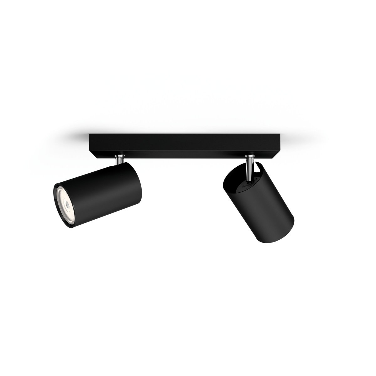 Kosipo 2 Svart spotlight Fra Philips - Kosipo 2 er en moderne spotlight fra Philips myLiving Contemporary som kombinerer stilig design med funksjonelt lys.