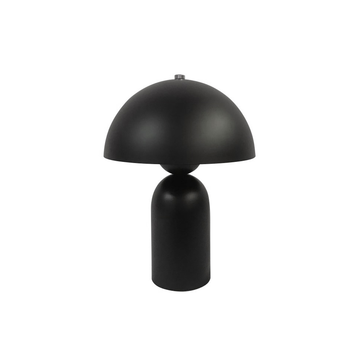 Capello 35cm Svart bordlampe Fra Nordic Lighting - Den dekorative kromdetaljen p&aring; toppen gir et elegant l&oslash;ft og gj&oslash;r lampen til et vakkert innslag i b&aring;de soverom, stuer og ganger.
