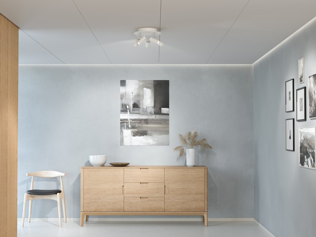 Cato 5 Matt hvit spotlight Fra Belid - Cato er en metallspotlight som er tilgjengelig i flere forskjellige varianter og farger.