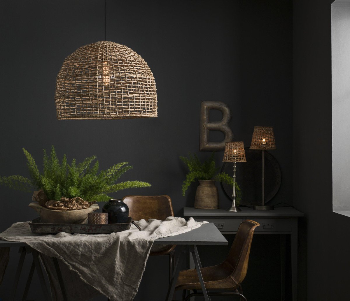 Cebu Ø37 Natur Taklampe Fra PR Home - Passer like godt i drivhus og vinterhage som innend&oslash;rs.