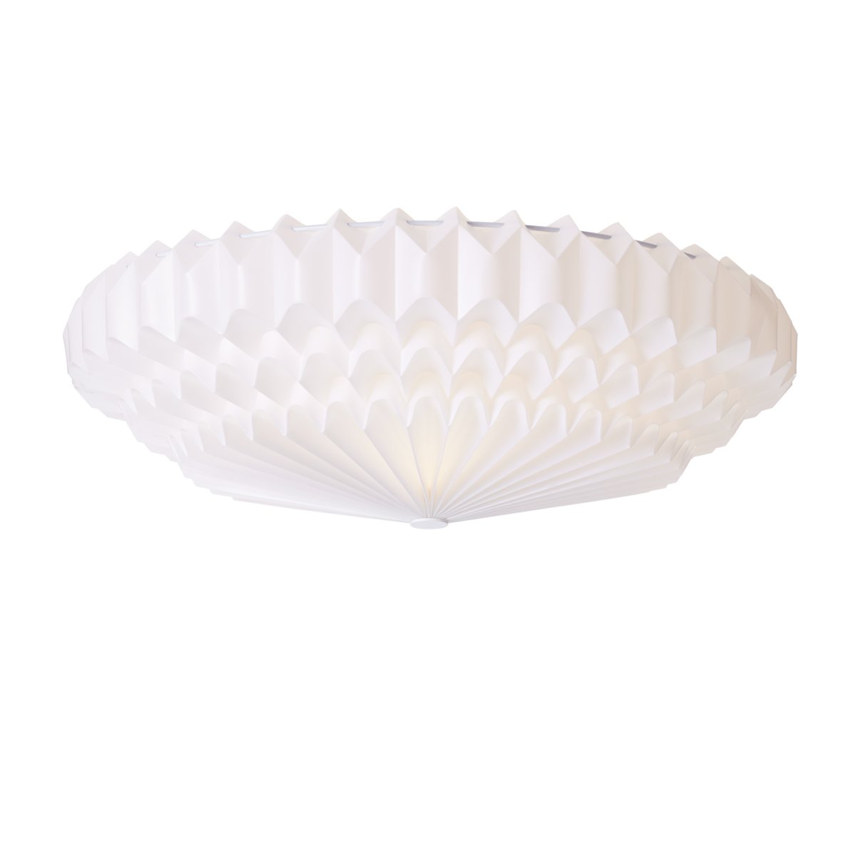 Poppy Ø57 Hvit plafond Fra CO Bankeryd - Poppy har et klassisk og moderne uttrykk med sin plisserte skjerm.