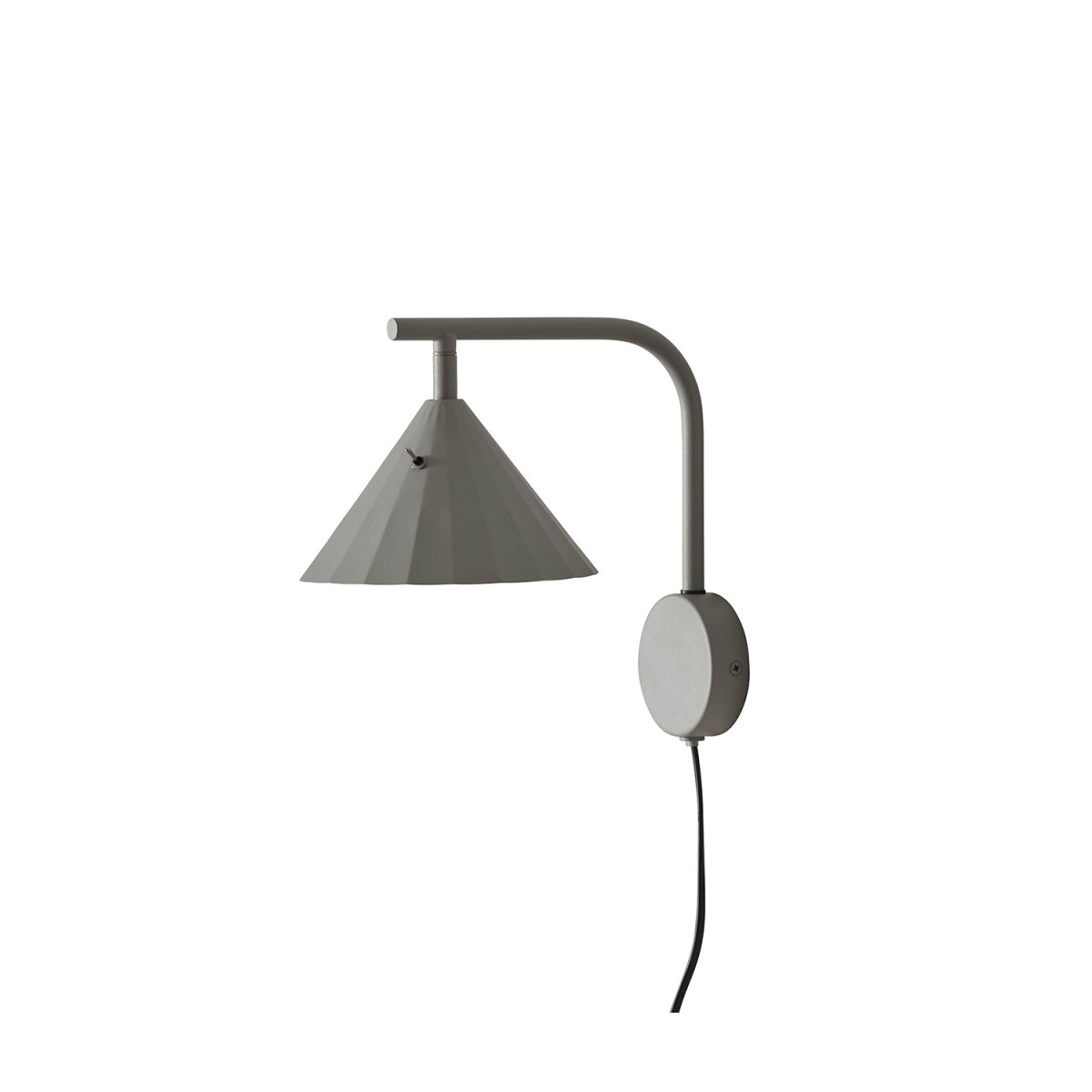 Rain 25cm Grå vegglampe Fra CO Bankeryd - Rain vegglampen kan med fordel brukes i stuen ved siden av en sofa eller sofa, samt i en korridor eller over en skjenk, hvor den tilf&oslash;rer rommet et moderne uttrykk.