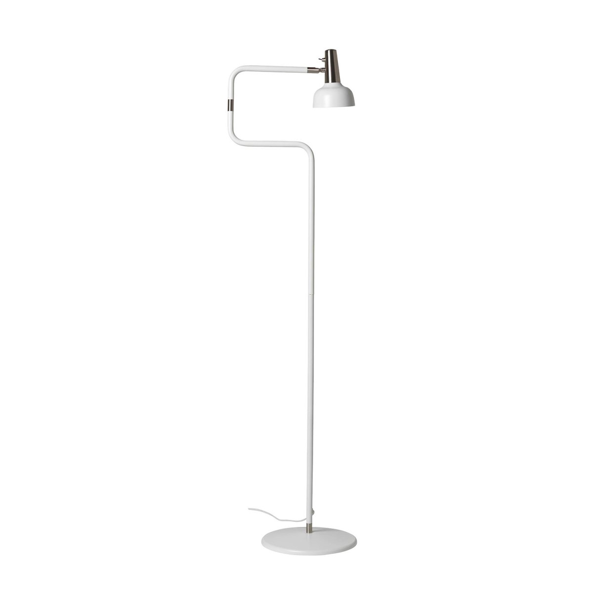 Ray Hvit gulvlampe Fra CO Bankeryd - Ray gulvlampen har et moderne uttrykk og er ideell for en koselig lesestund.