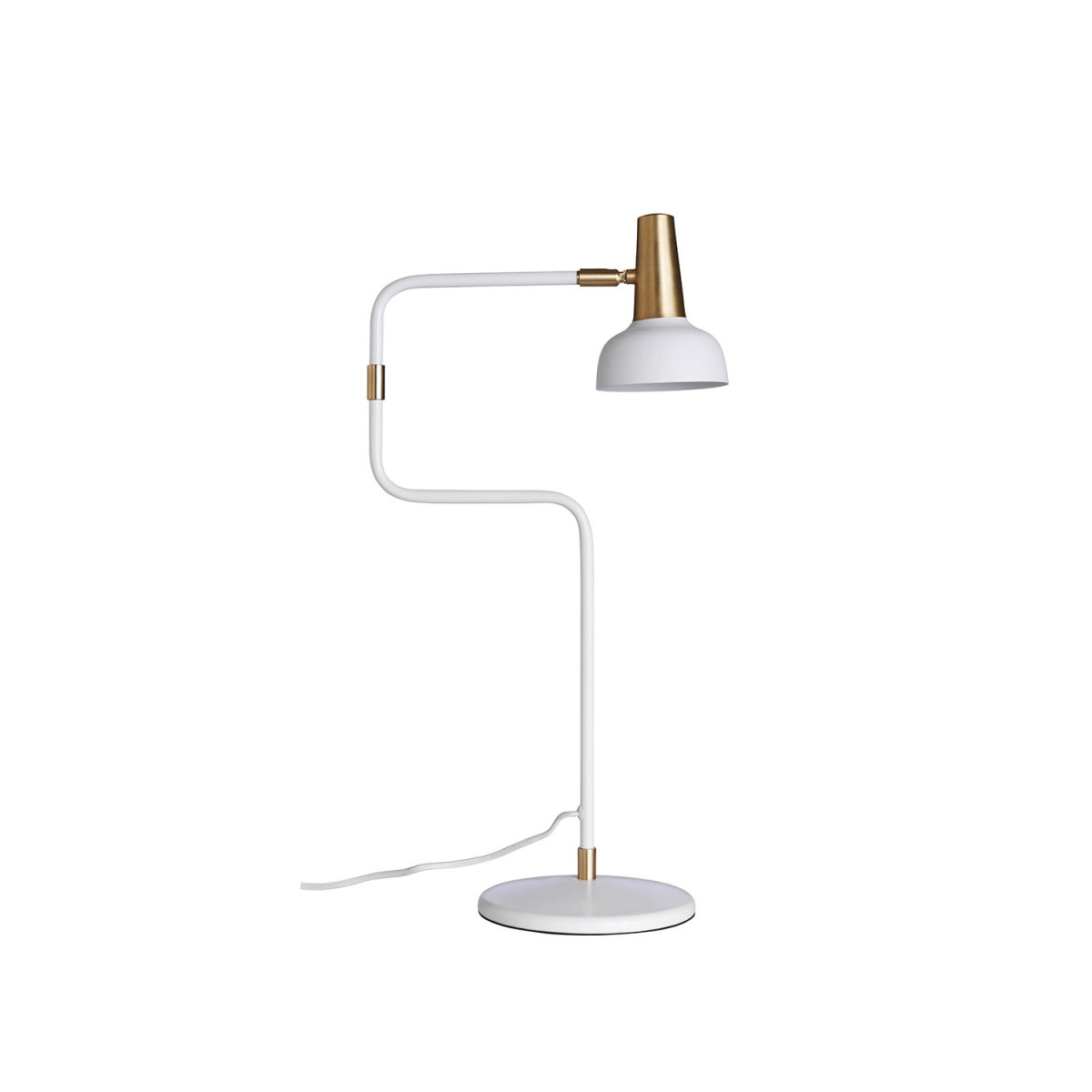 Ray 56cm Varm hvit bordlampe Fra CO Bankeryd - Ray bordlampe er designet for å plasseres ved sofaen eller en favorittstol, ved sengen eller på et hjemmekontor Like funksjonell når; om kvelden for løsning er den skulpturell og skaper karakter for rommet om dagen.