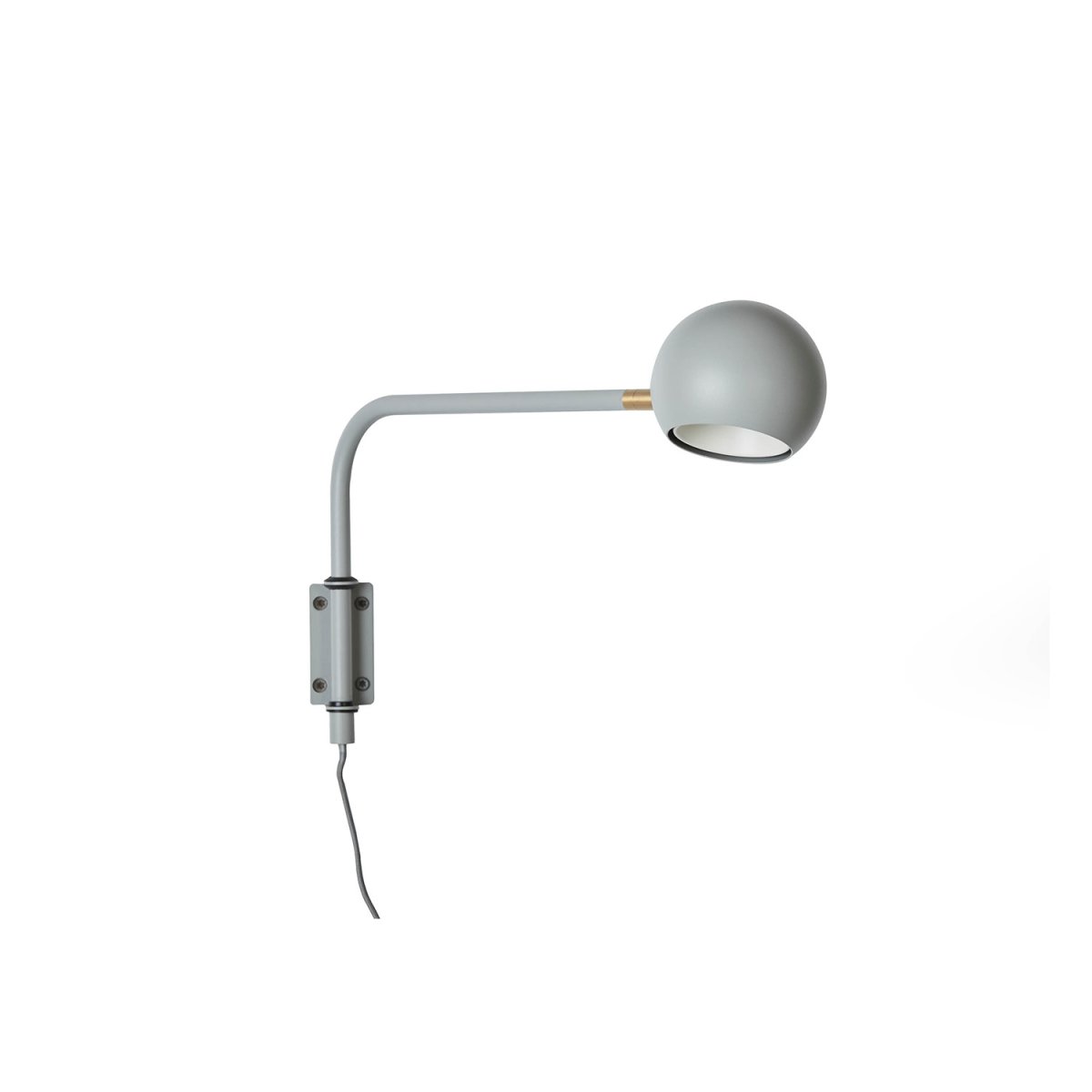 Yes! 45cm Grå vegglampe Fra CO Bankeryd - Vegglampen kan med fordel brukes i stuen ved siden av en sofa eller sofa, samt i en korridor eller over en skjenk, da den tilfører rommet et moderne uttrykk.