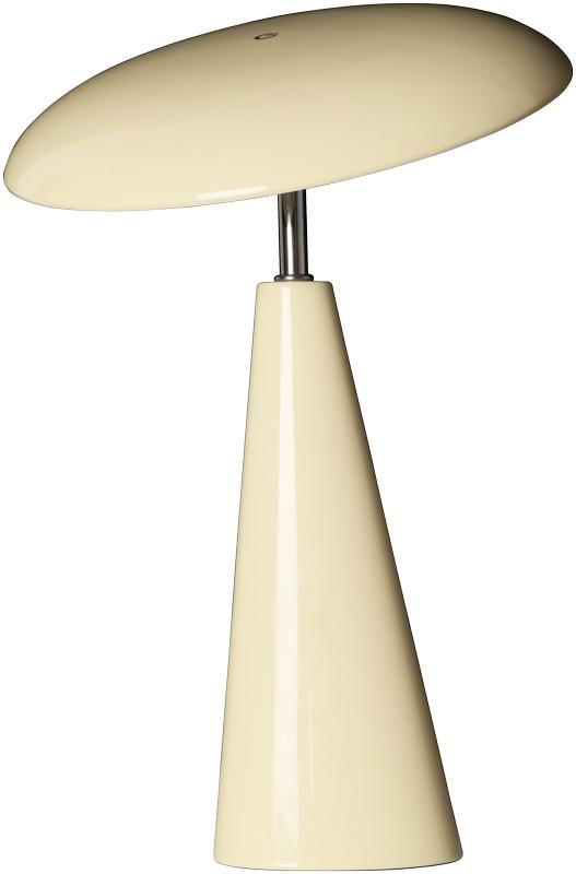 Audrey 33cm Beige bærbar Fra Eja - Den integrerte LED-belysningen gir et behagelig lys, og lampen er dimbar for enkelt å skape den rette atmosfæren i rommet.