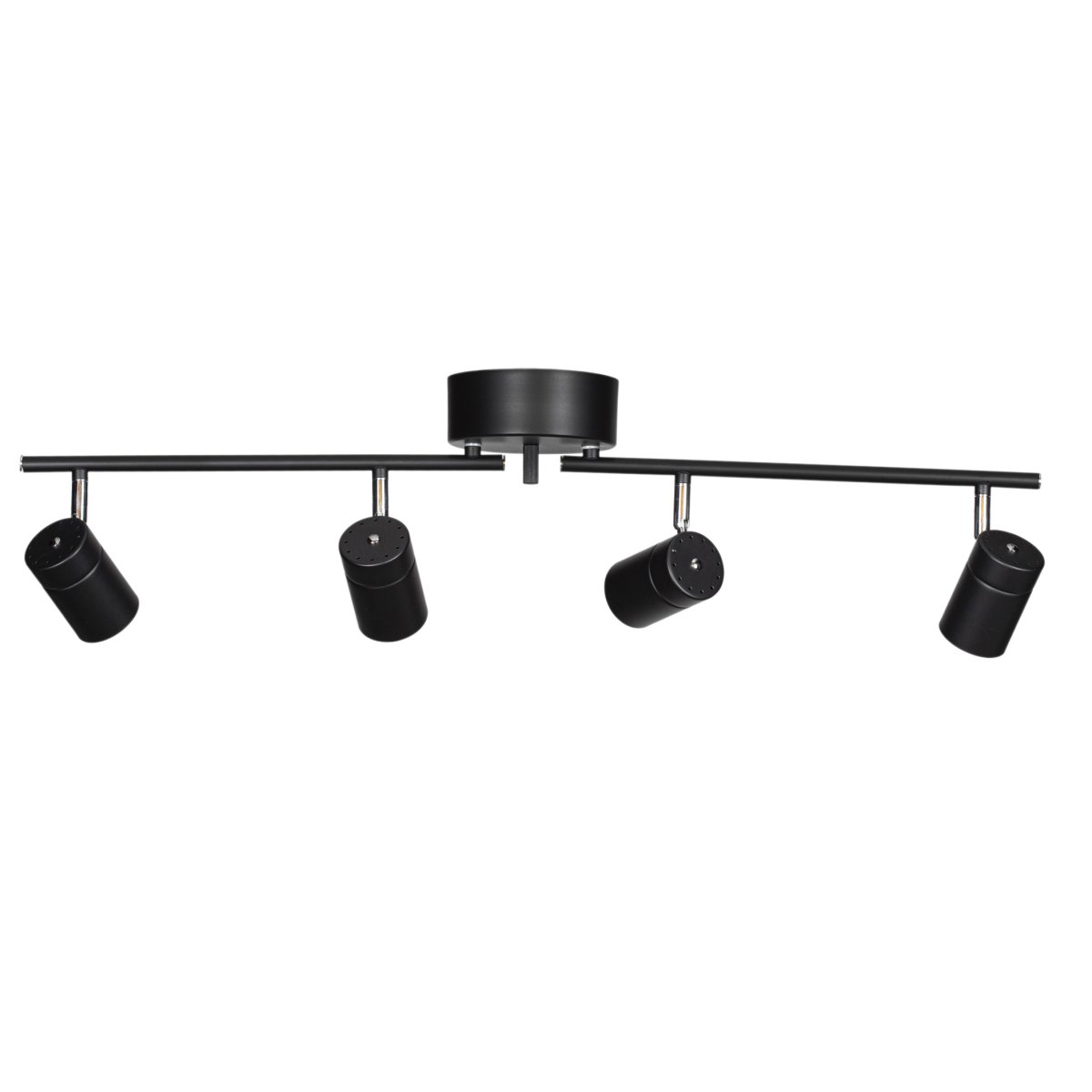 Correct 4 Matt svart spotlight Fra By Rydéns - Takskinnen gir deg et godt arbeidslys og d&aring; designet er stilig og diskret, den er perfekt &aring; kombinere med en stilig taklampe som skaper stemning over for eksempel kj&oslash;kkenbordet.