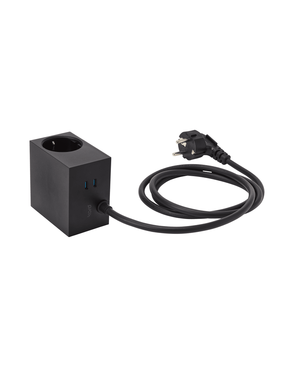 Cuboid+ Svart Fra Kord - Cuboid er laget for &aring; gli inn i hjemmet eller kontoret ditt, samtidig som den tilbyr smart funksjonalitet, h&oslash;y fleksibilitet og sin egen identitet.