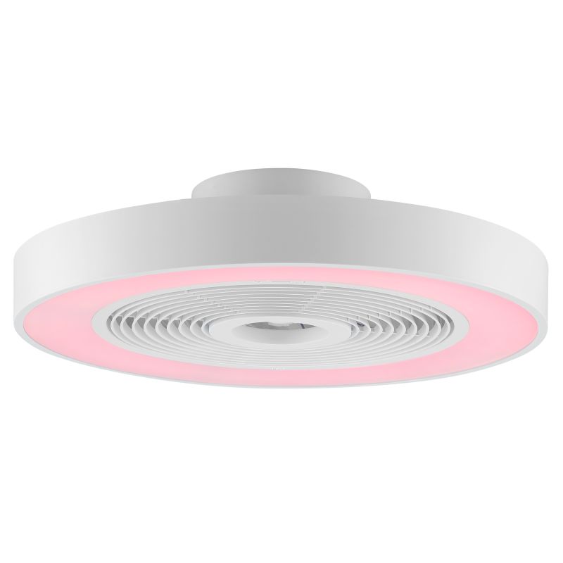Catania Ø48 Hvit Fra Brilliant - Armaturen er ogs&aring; utstyrt med IC-RGB-teknologi som skaper myke fargeoverganger og levende lyseffekter for en unik og atmosf&aelig;risk atmosf&aelig;re.