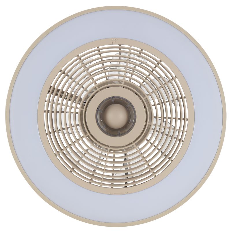 Catania Ø48 Beige Fra Brilliant - Armaturen er ogs&aring; utstyrt med IC-RGB-teknologi som skaper myke fargeoverganger og levende lyseffekter for en unik og atmosf&aelig;risk atmosf&aelig;re.