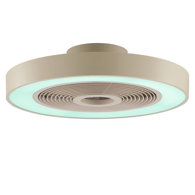 Catania Ø48 Beige Fra Brilliant - Armaturen er ogs&aring; utstyrt med IC-RGB-teknologi som skaper myke fargeoverganger og levende lyseffekter for en unik og atmosf&aelig;risk atmosf&aelig;re.