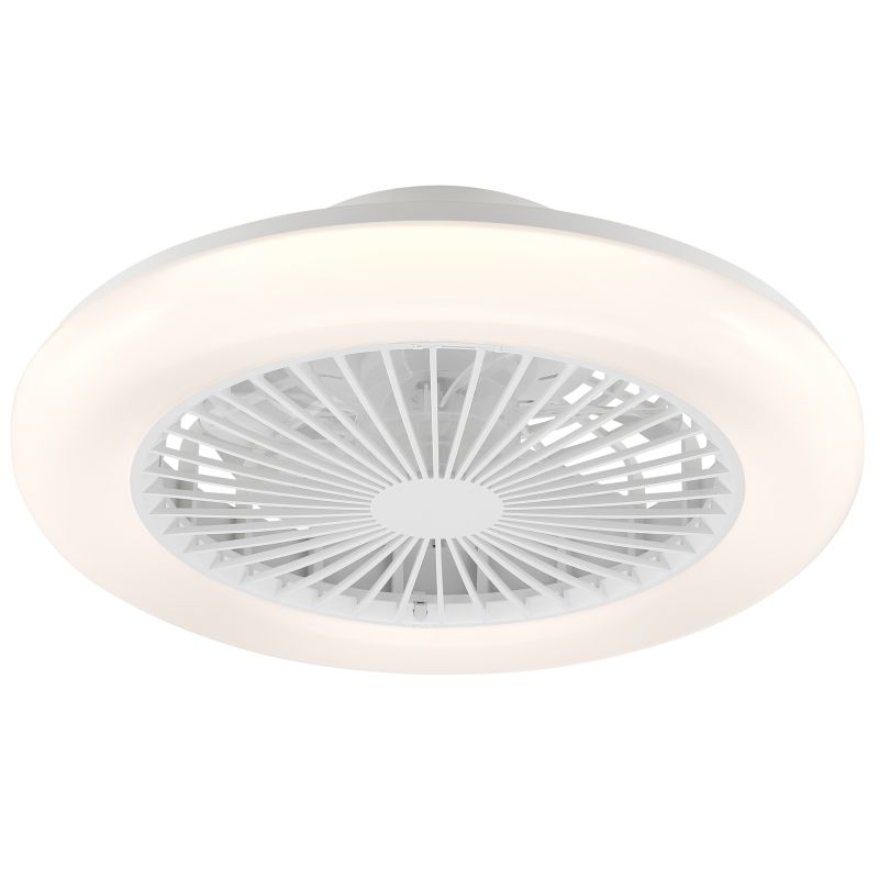 Montero Ø42 Hvit Fra Brilliant - Laget av metall og plast med en helhvit finish, har den et diskret og tidl&oslash;st uttrykk som passer like godt p&aring; soverommet som i stuen, kj&oslash;kkenet eller hjemmekontoret.