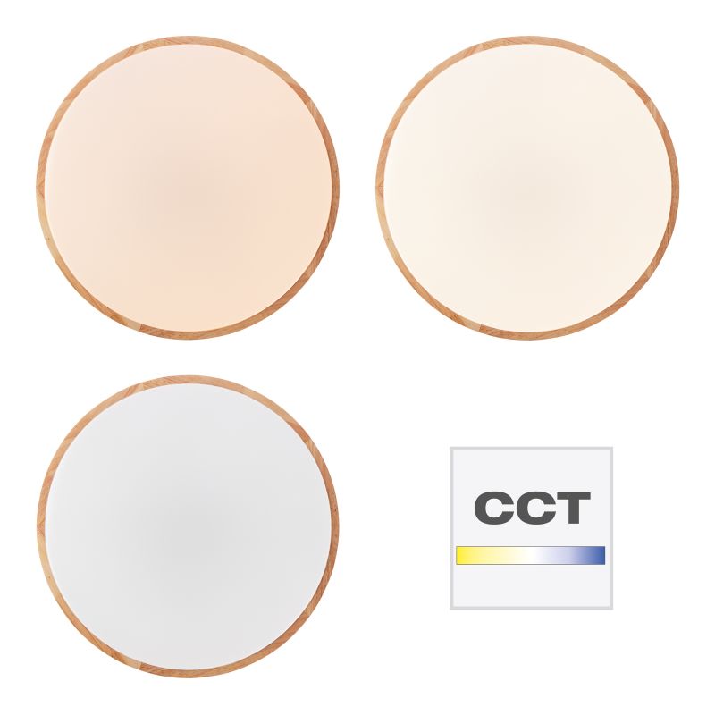 Slimline Ø50 Tre plafond Fra Brilliant - Med sitt enkle og naturlige design er den perfekt for de som setter pris på en minimalistisk estetikk, men likevel ønsker elementer av varme og natur.