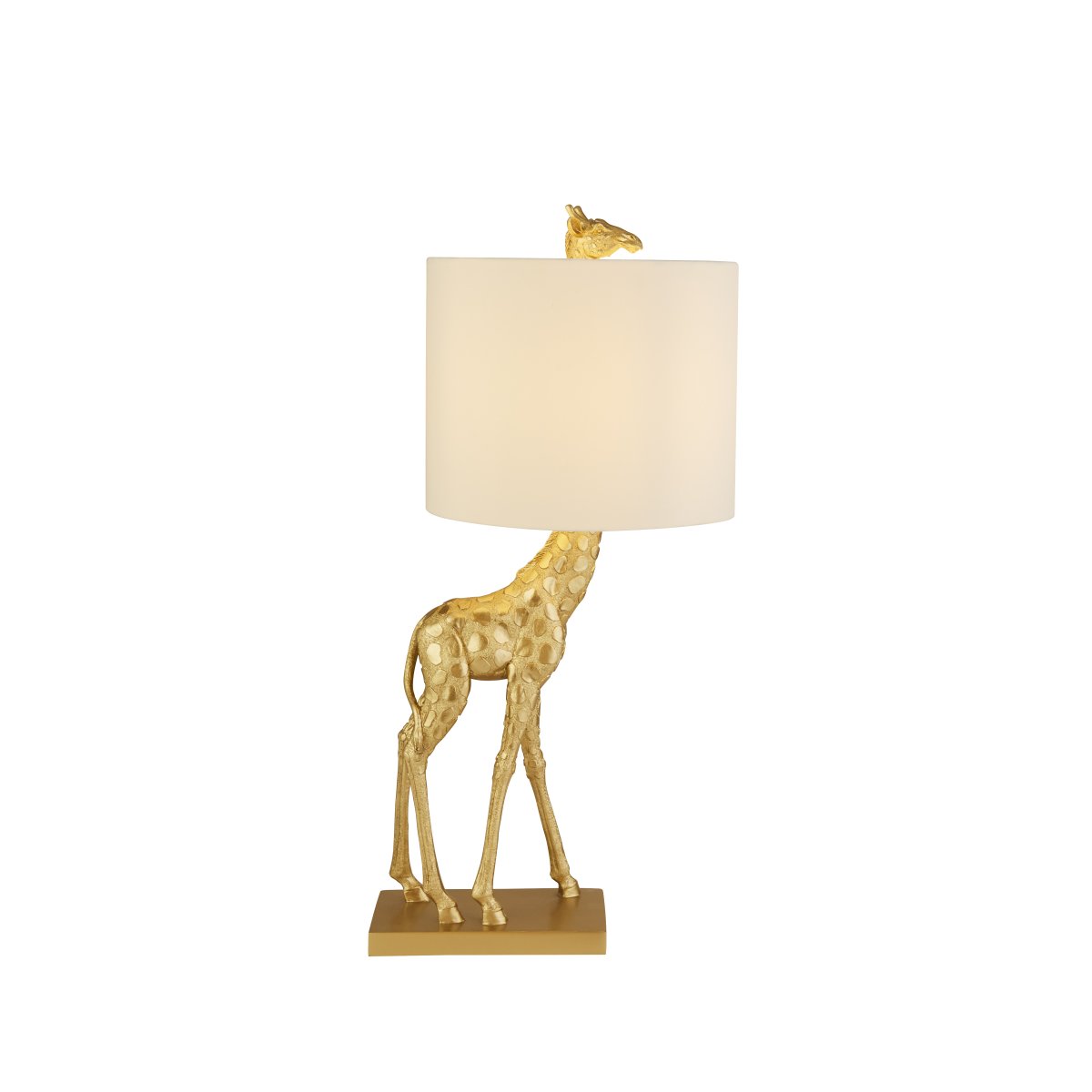Giraffe 40cm Gull bordlampe Fra Searchlight - Denne unike og sjarmerende bordlampen er et ekte blikkfang!