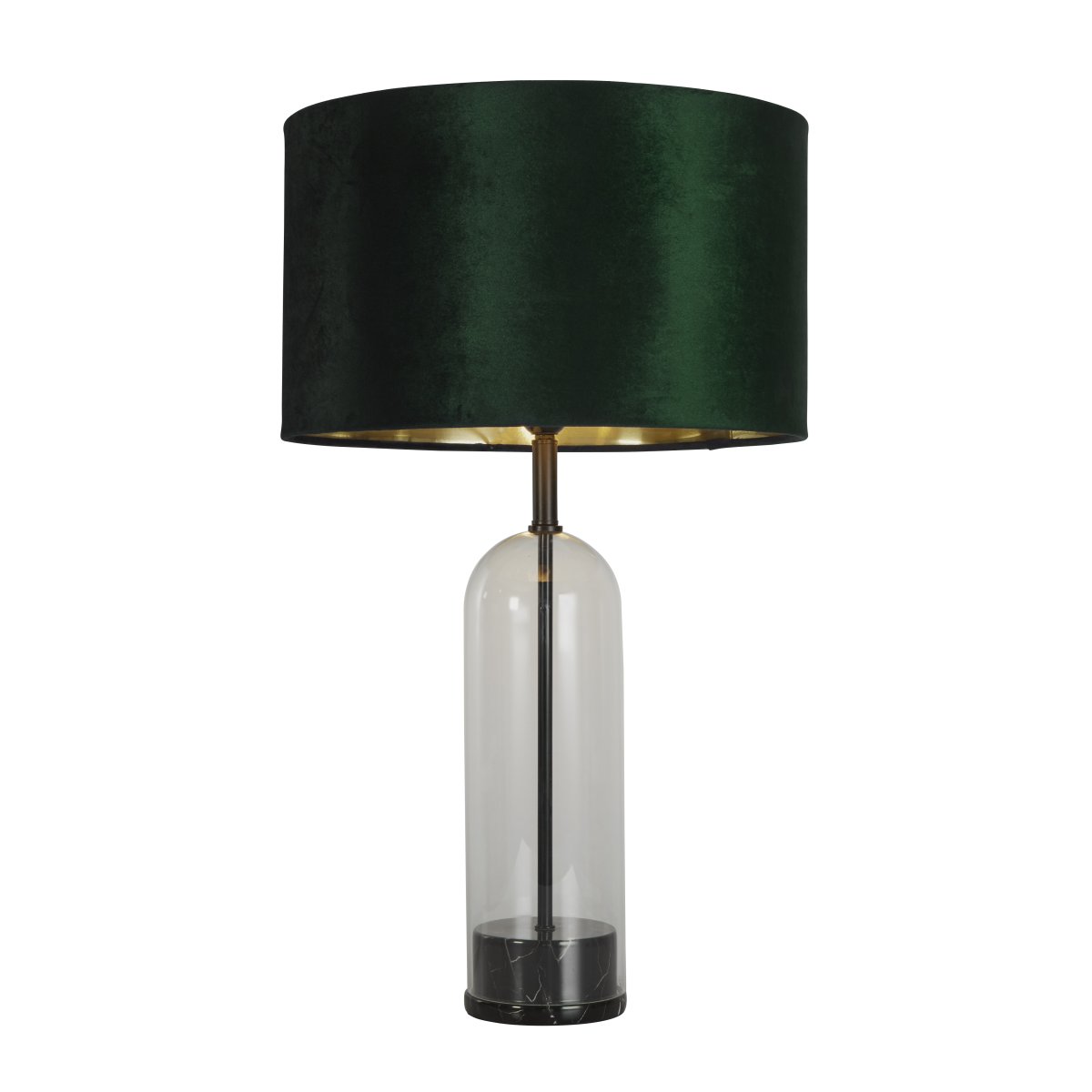 Oxford 44cm Grønn bordlampe Fra Searchlight - Med en total h&oslash;yde p&aring; 700 mm og en justerbar helningsvinkel p&aring; 6 grader, utstr&aring;ler lampen b&aring;de eleganse og finesse.