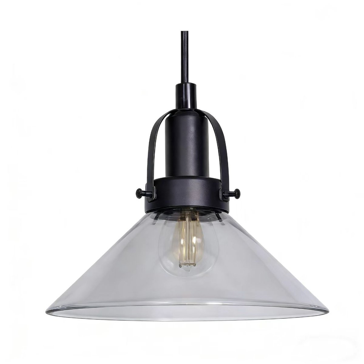 Mäster Ø20 Svart/Røkt vinduslampe Fra Lampan - M&auml;ster vinduslampe er en stilig og moderne lampe som passer perfekt inn i b&aring;de klassiske og moderne hjem.