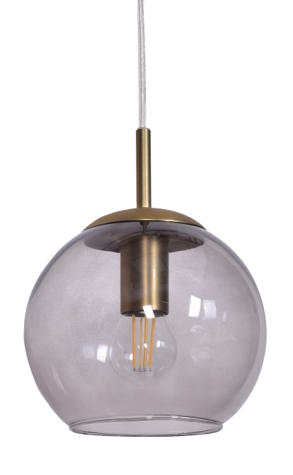 Globi Ø15 Messing/røkt vinduslampe Fra Nordic Lighting - Globi vinduslampe er en stilig og moderne lampe som gir rommet en varm og koselig f&oslash;lelse.