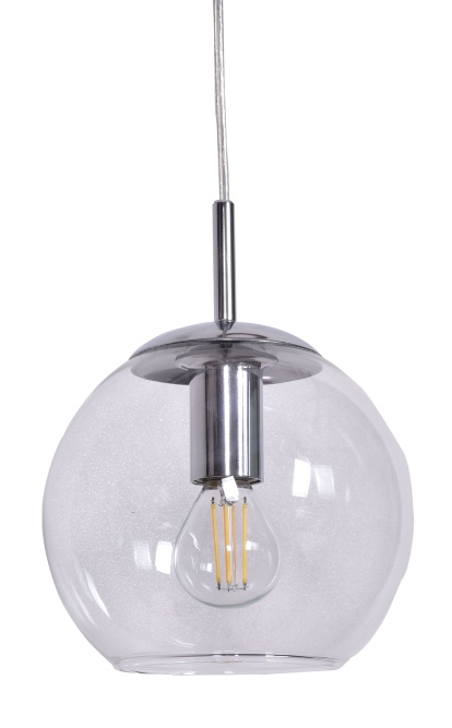 Globi Ø15 Krom/gjennomsiktig vinduslampe Fra Nordic Lighting - Globi vinduslampe er en stilig og moderne lampe som gir rommet en varm og koselig f&oslash;lelse.