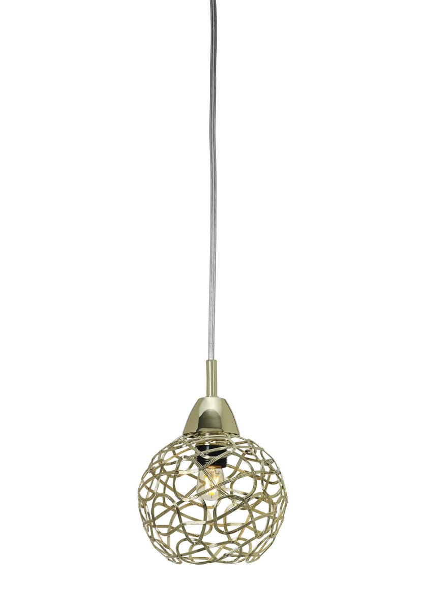 Zoom bilde av Excel Ø13 Messing vinduslampe Fra Cottex - Den &aring;pne metallskjermen gir en moderne og elegant f&oslash;lelse, noe som gj&oslash;r den til en i&oslash;ynefallende detalj i ethvert vindu.