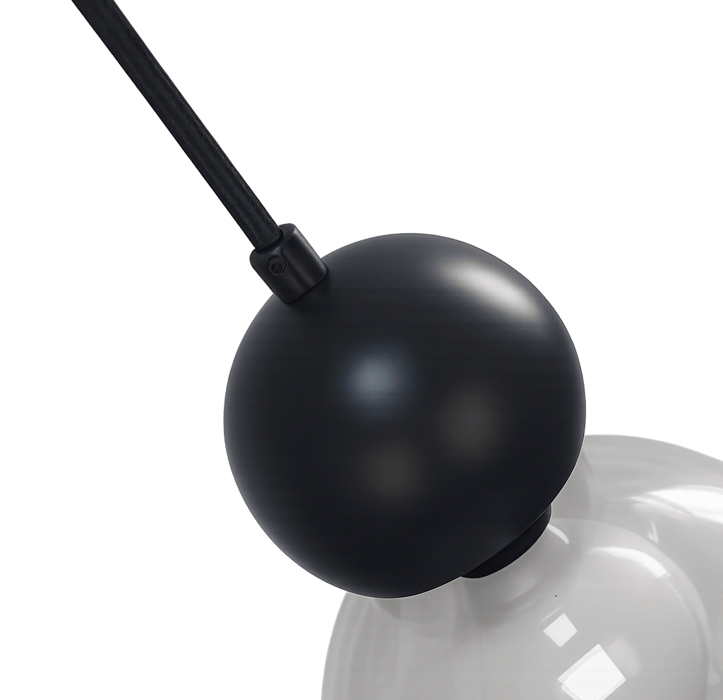 Barba Ø15 Røyk/svart vinduslampe Fra Lampan - Barba er en stilig vinduslampe med et moderne og minimalistisk design.