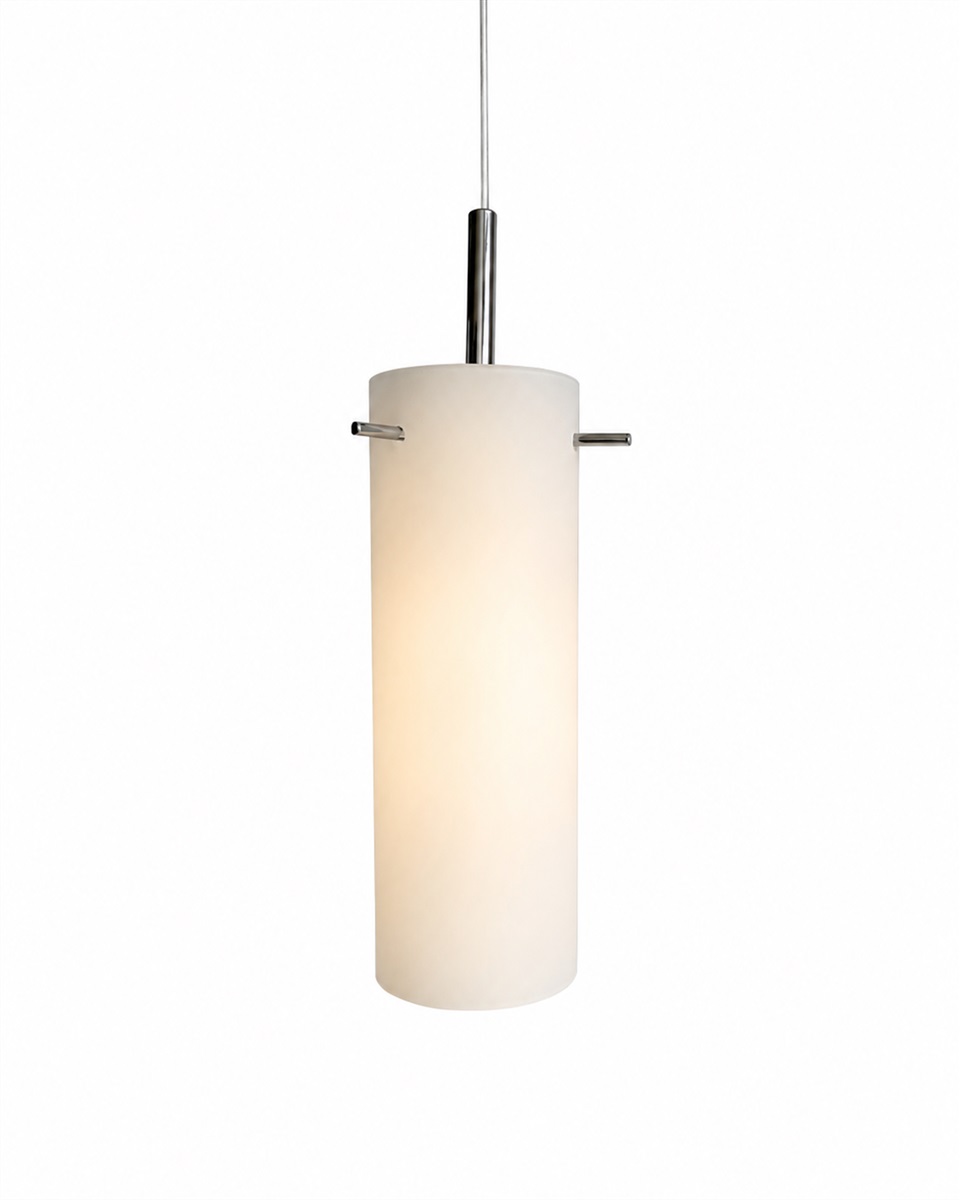 Cilinda Ø7 Krom/hvit vinduslampe Fra Nordic Lighting - Cilinda er en tidl&oslash;s vinduslampe med stilig design.