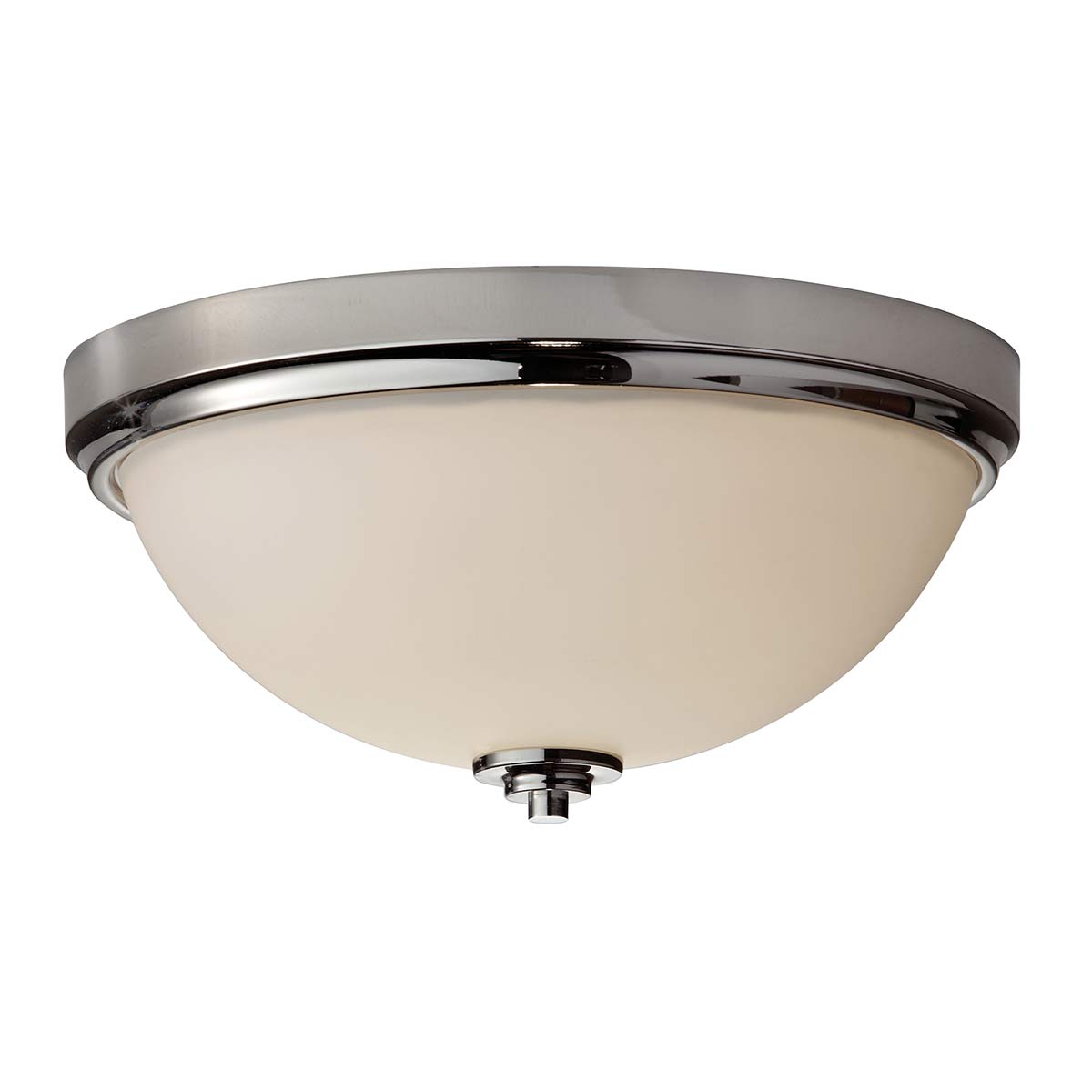 Malibu Ø34 Polert krom baderomslampe Fra Elstead Lighting - Malibu plafond i polert krom er en elegant og allsidig taklampe som passer både klassisk og moderne interiør.