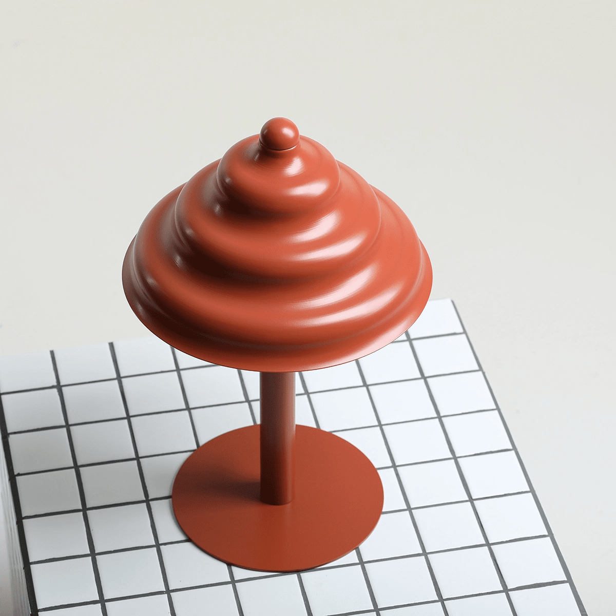 Wave 36cm Oransje bordlampe Fra Artera - Wave er en moderne bordlampe med retrodesign, som gjør den allsidig belysning og passer inn i ethvert hjem.
