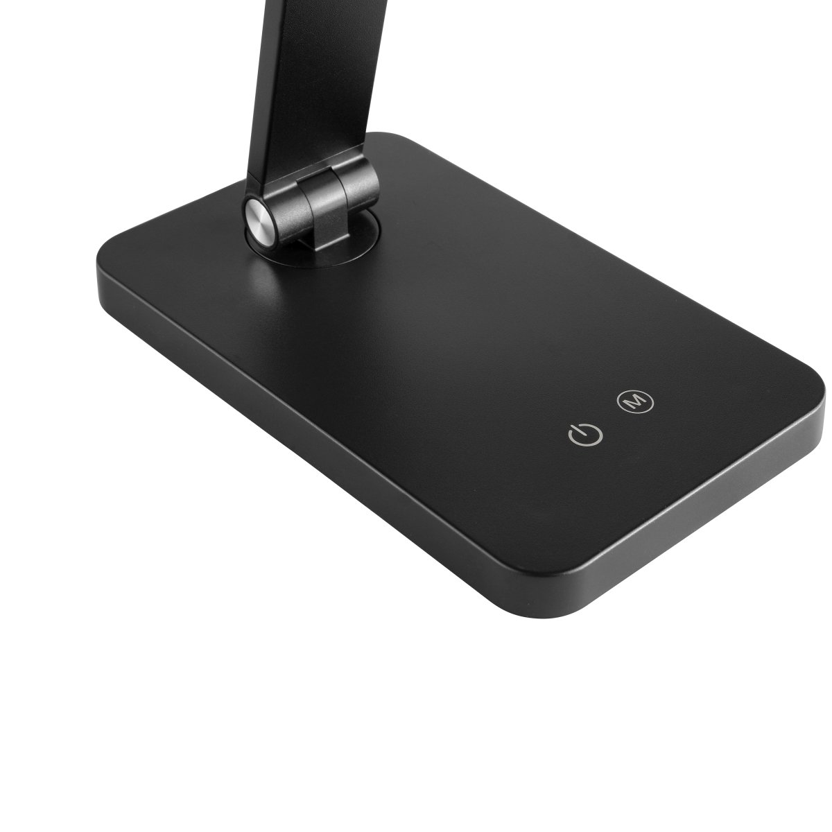 Lomina 38cm Svart skrivebordslampe Fra Brilliant - Med både USB-C- og USB-kontakter kan du enkelt lade eksterne enheter direkte fra lampen, noe som gjør Lomina til en praktisk og stilig løsning for moderne skrivebord.