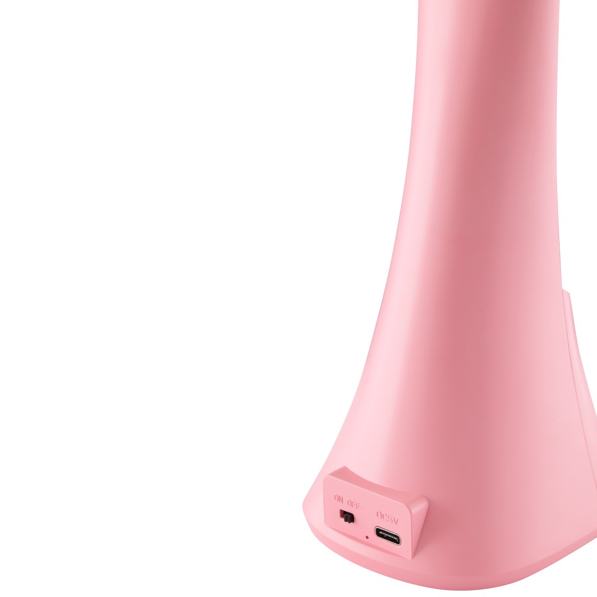 Idana 37cm Rosa barnelampe Fra Brilliant - I tillegg har lampen en praktisk USB-C-kontakt integrert i sokkelen, noe som gj&oslash;r det mulig &aring; lade eksterne enheter, for eksempel en mobiltelefon eller et nettbrett, direkte via lampen &ndash; perfekt for &aring; holde skrivebordet organisert.