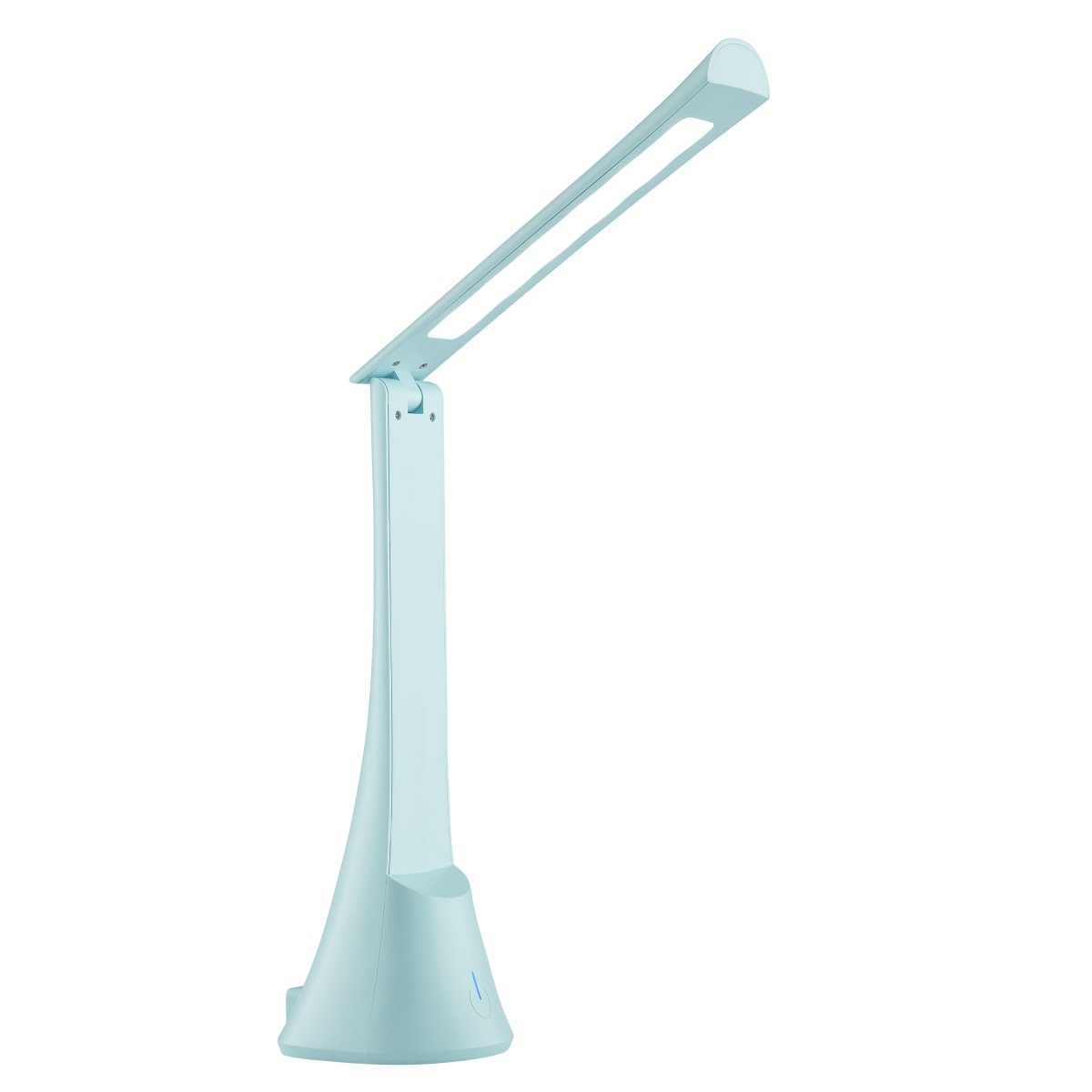 Idana 37cm Blå barnelampe Fra Brilliant - I tillegg har lampen en praktisk USB-C-kontakt integrert i sokkelen, noe som gj&oslash;r det mulig &aring; lade eksterne enheter, for eksempel en mobiltelefon eller et nettbrett, direkte via lampen &ndash; perfekt for &aring; holde skrivebordet organisert.