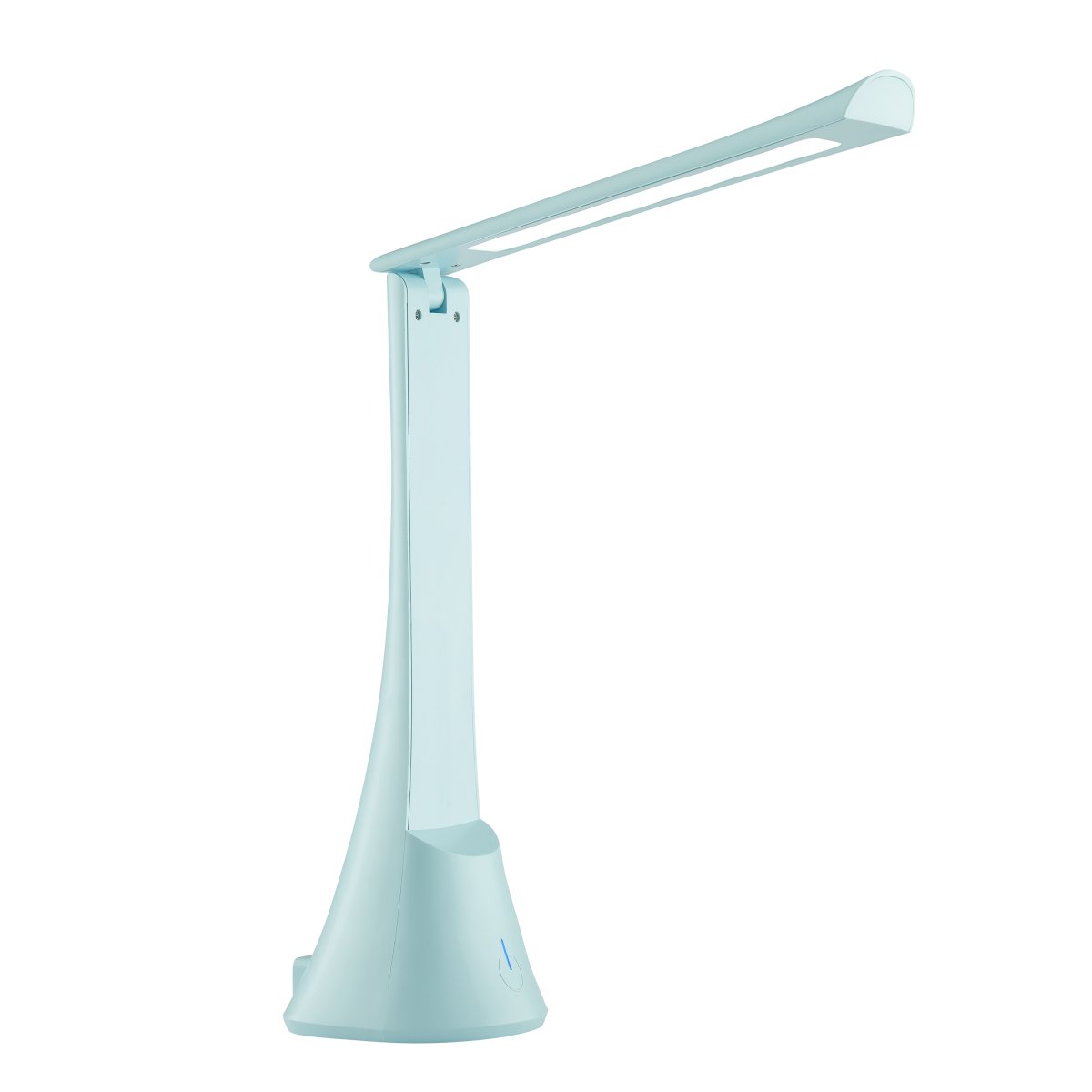 Idana 37cm Blå barnelampe Fra Brilliant - I tillegg har lampen en praktisk USB-C-kontakt integrert i sokkelen, noe som gj&oslash;r det mulig &aring; lade eksterne enheter, for eksempel en mobiltelefon eller et nettbrett, direkte via lampen &ndash; perfekt for &aring; holde skrivebordet organisert.