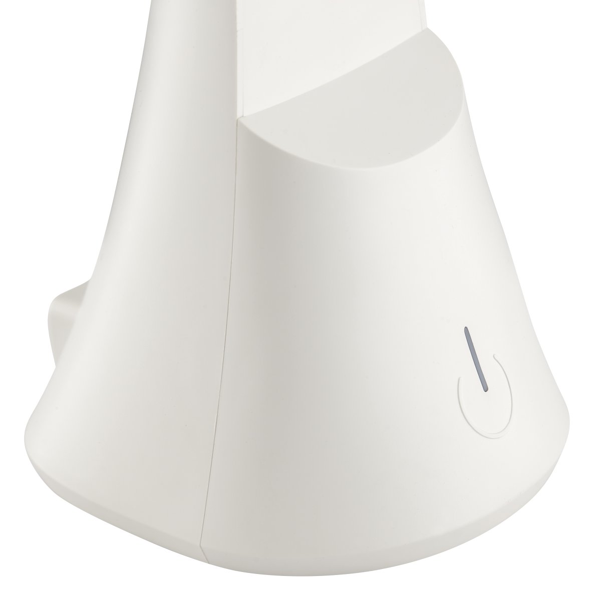 Idana 37cm Hvit barnelampe Fra Brilliant - I tillegg har lampen en praktisk USB-C-kontakt integrert i sokkelen, noe som gj&oslash;r det mulig &aring; lade eksterne enheter, for eksempel en mobiltelefon eller et nettbrett, direkte via lampen &ndash; perfekt for &aring; holde skrivebordet organisert.