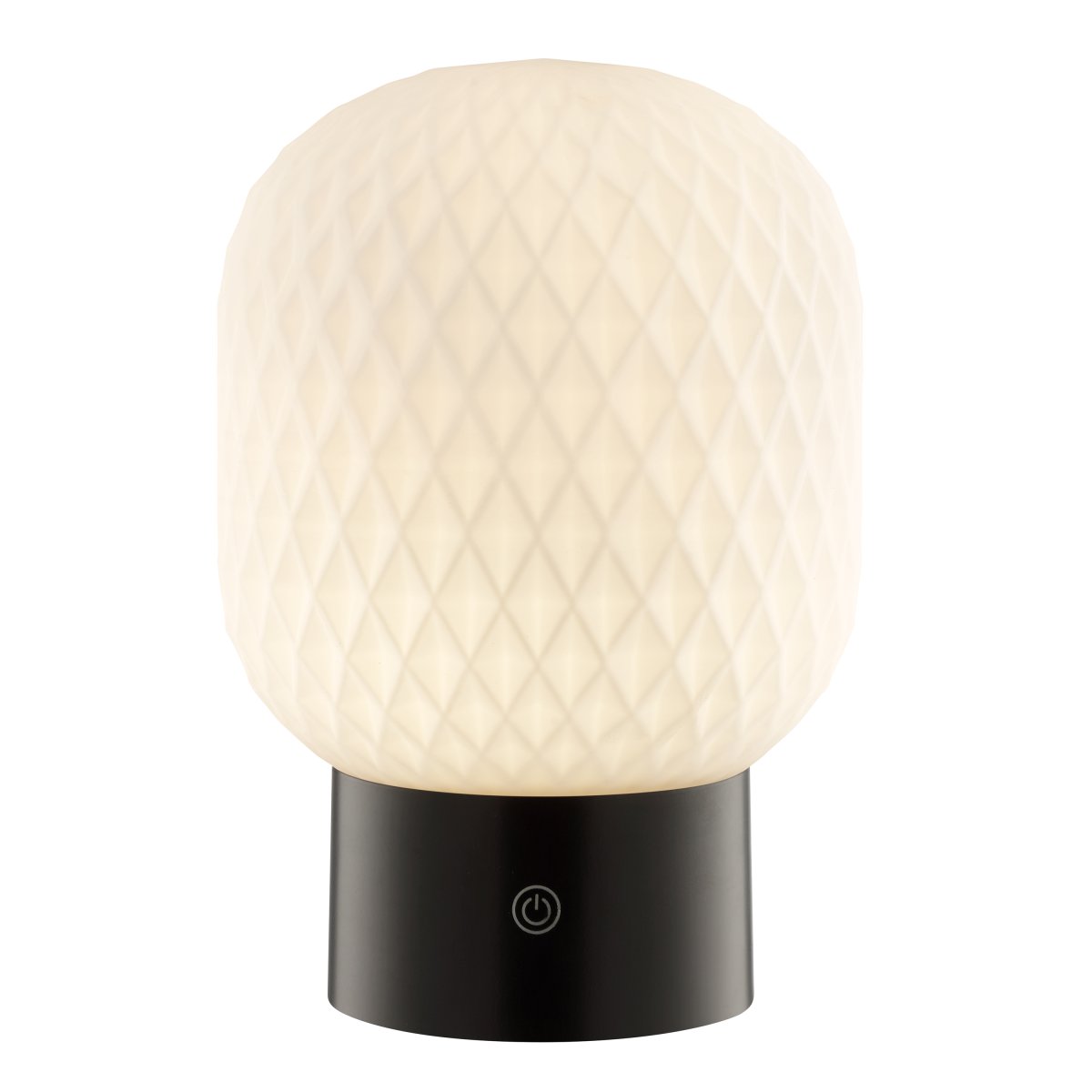 Sarastro 20cm Svart bærbar Fra Brilliant - Sarastro er en bærbar og oppladbar lampe laget av glass og plast med et moderne preg og stilig design.