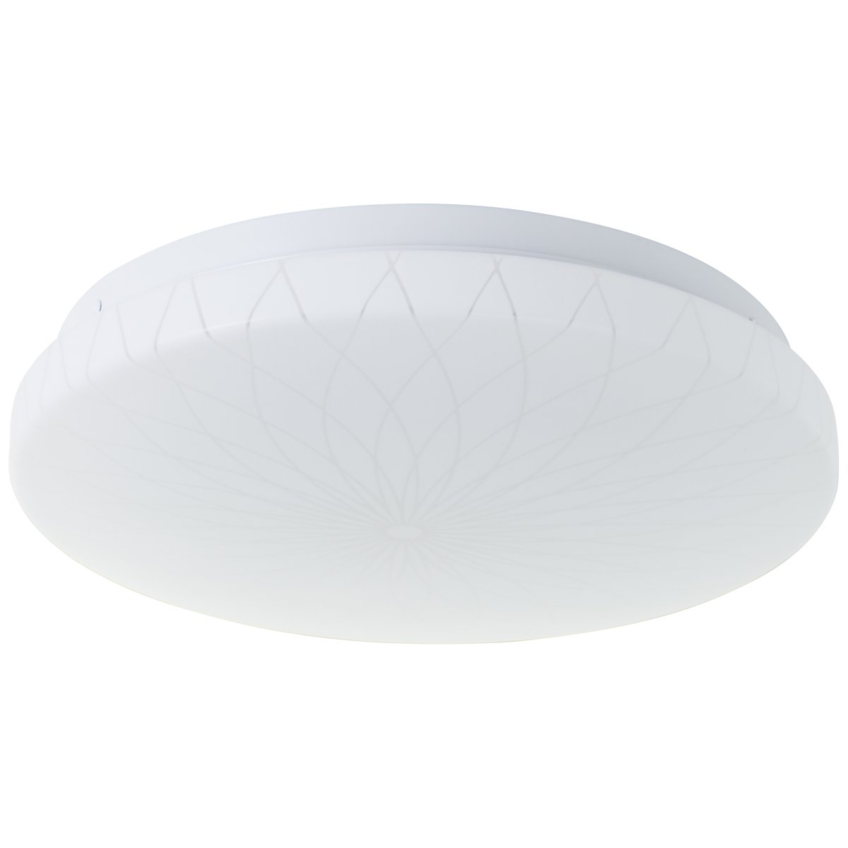 Farah Ø26 Hvit plafond Fra Brilliant - Den integrerte LED-lyskilden gir et varmt hvitt lys p&aring; 3000K og har en lysstyrke p&aring; 1400 lumen &ndash; perfekt for &aring; skape et hyggelig og godt opplyst milj&oslash; i for eksempel en gang eller et kj&oslash;kken.